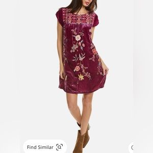SUKI PETAL SLEEVE TUNIC DRESS